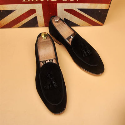 Mocasines Hombre Respirable Punta Afilada Estilo Británico Clásico - Image 13