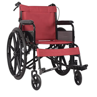 Silla de Ruedas Plegable Ligera con Inodoro Integrado para Adultos Mayores - Image 6