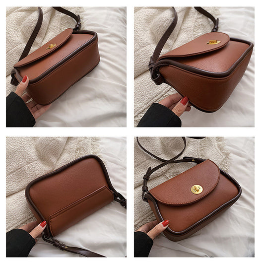 Bolso Bandolera Bicolor de Cuero PU - Diseño Moderno y Versátil - Image 15