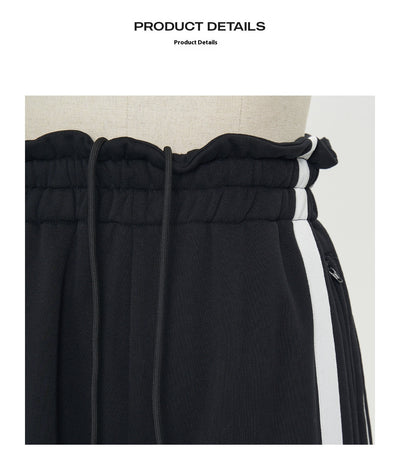 Pantalón de Chándal Cintura Alta Elástica con Puños Acanalados para Mujer - Image 13