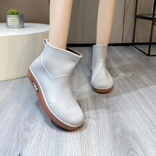 Botas Impermeables Cortas para Mujer - Estilo Moderno y Funcional - Image 25