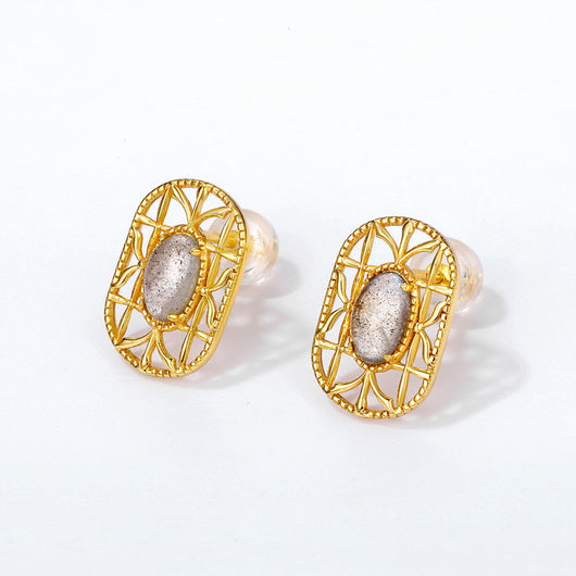 Aretes Chapados en Plata S925 y Oro 9K para Mujer - Image 9