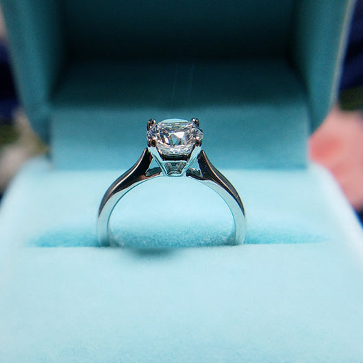 Anillo de Moissanita Simulada para Mujer - Image 2