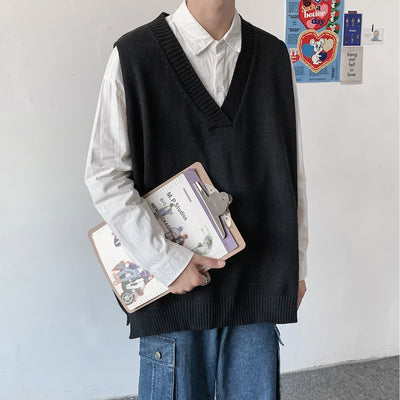 Chaleco de Punto sin Mangas para Hombre - Estilo Otoño - Image 2