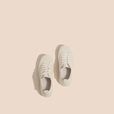 Tenis Blancos de Cuero Casual - Image 2