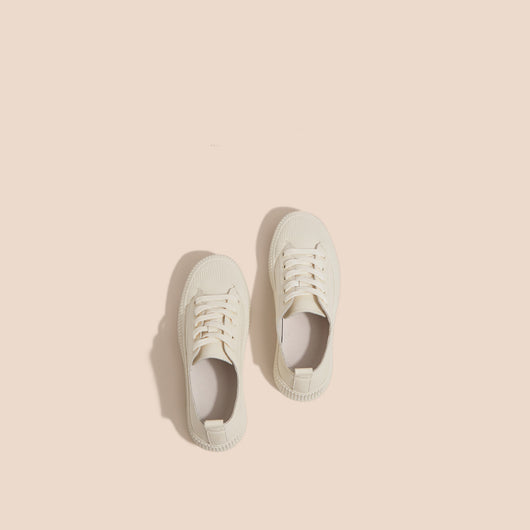 Tenis Blancos de Cuero Casual - Image 2