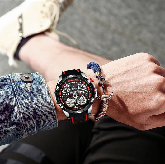 Reloj Mecánico Automático Hueco Luminoso para Hombre - Image 14