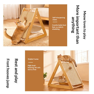 Árbol para Gatos de Madera Maciza Resistente y Fácil de Limpiar - Image 4