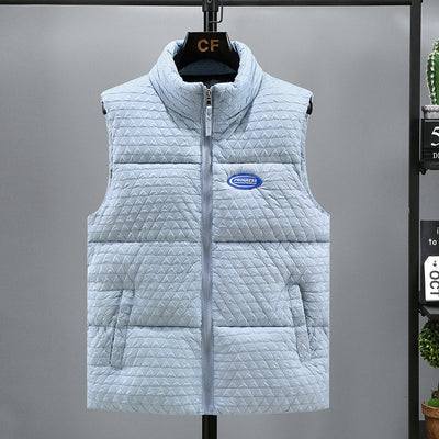 Chaleco de Algodón Acolchado para Hombre - Cuello Alzado Invierno - Image 9