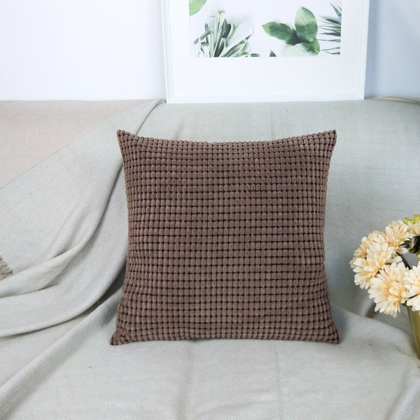 Funda de Almohada Nórdica Estilo Minimalista Color Sólido Sin Núcleo