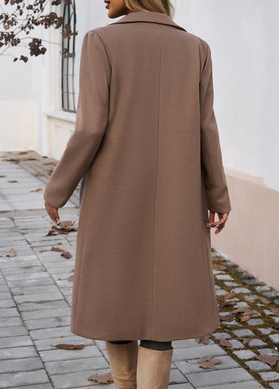 Abrigo Elegante con Cuello Solapa para Mujer Ejecutiva - Image 10