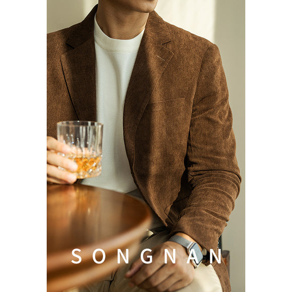 Blazer Slim Fit para Hombre - Primavera y Otoño