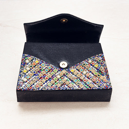 Bolso de Banquete Retro Europeo con Incrustaciones de Diamantes - Elegancia de Lujo - Image 23