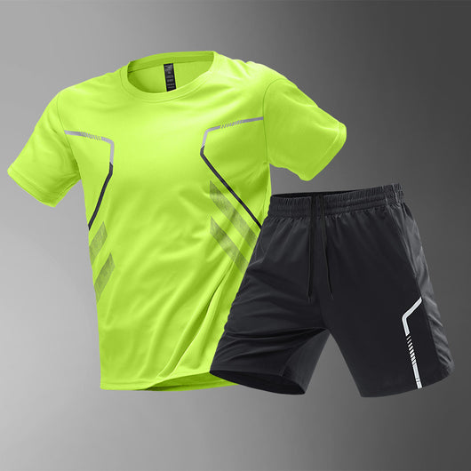 Camiseta Deportiva para Hombre con Bloques de Color - Secado Rápido y Transpirable - Image 10