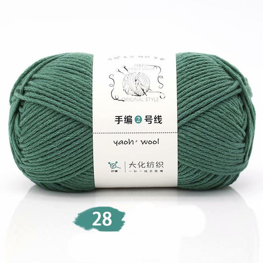 Lana Tejida a Mano Grosor Medio - Kit DIY con Aguja para Bufanda, Gorro y Abrigo - Image 77