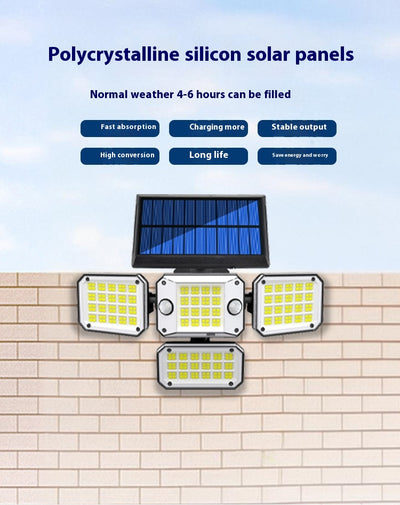 Lámpara Solar de Pared con Sensor de Movimiento - Iluminación Inteligente para Jardín - Image 20