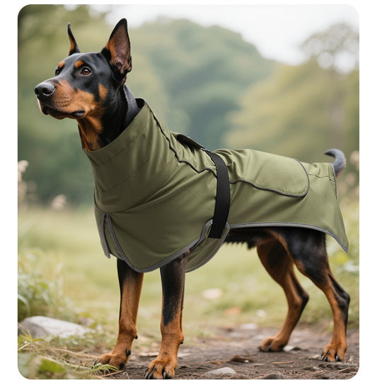 Abrigo Impermeable para Perros Grandes - Gabardina Protectora Dual - Image 16