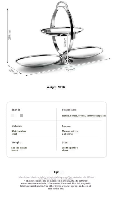 Juego de Platos Plegables Nórdicos para Almacenamiento - Diseño Luxury Home - Image 7