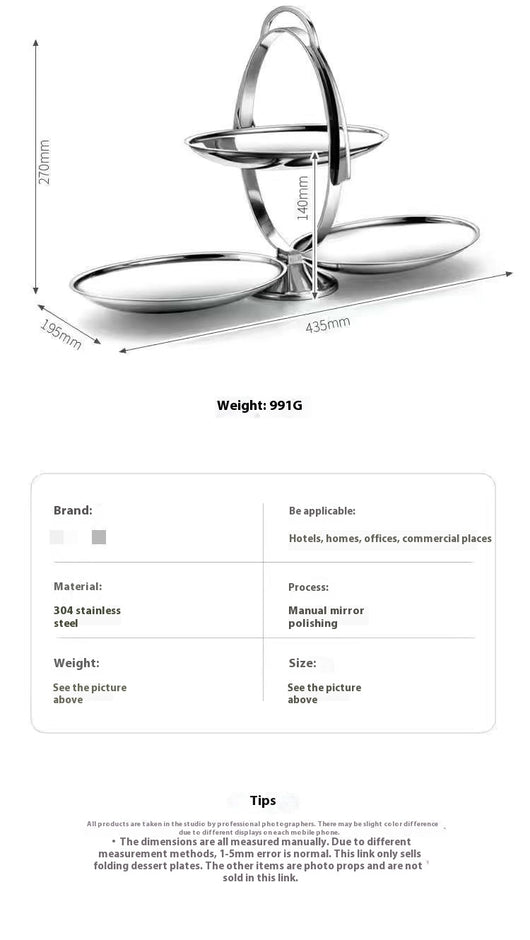 Juego de Platos Plegables Nórdicos para Almacenamiento - Diseño Luxury Home - Image 7