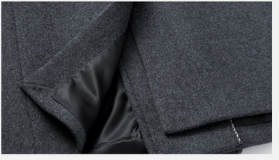 Abrigo de Lana Slim Fit - Trinchera Elegante para Hombre - Image 14