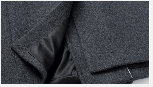 Abrigo de Lana Slim Fit - Trinchera Elegante para Hombre - Image 14