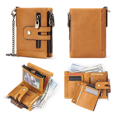 Billetera Trifold Multicolor para Hombre - Diseño Personalidad - Image 2