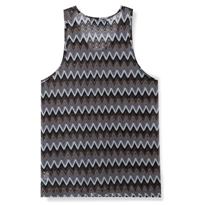 Chaleco Casual Retro para Hombre con Rayas de Contraste en Colores Degradados - Image 21