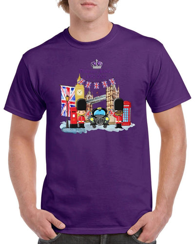 Playera Holgada Estampada de Manga Corta para Hombre - Image 5