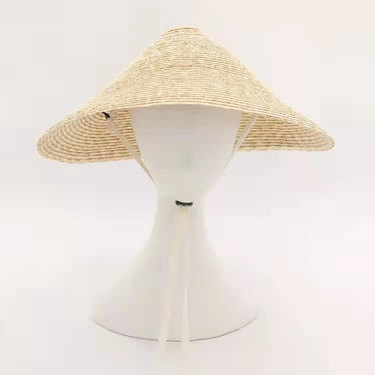 Sombrero de Paja Natural Simple Wind para Exteriores - Image 2