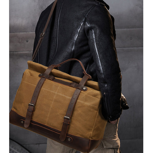 Bolsa Bandolera de Lona Unisex - Estilo Casual y Versátil - Image 2