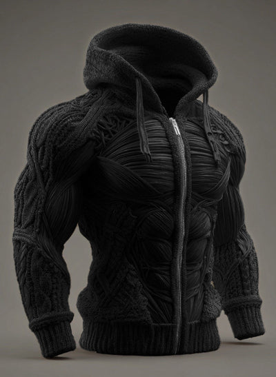 Sudadera con Cierre Estampada para Hombre - Image 2