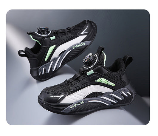 Zapatillas de Otoño Antideslizantes con Suela Flexible y Cierres Giratorios para Niños y Adolescentes - Image 11