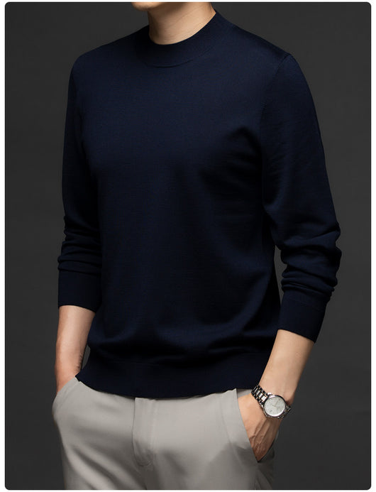 Suéter Base Cuello Alto Fino Versátil para Hombre - Image 18