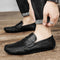 Zapatos Mocasín Beanie de Cuero Británico para Hombre