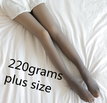 Leggings Térmicos Translúcidos Talla Grande con Forro Polar para Invierno - Image 7