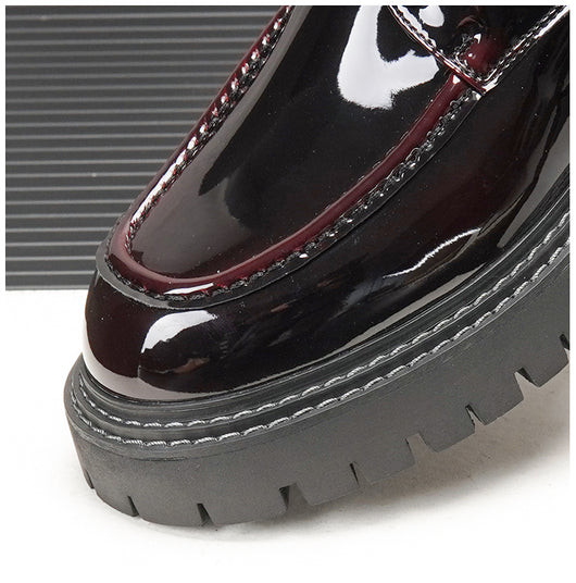 Zapatos Casuales Estilo Británico Retro para Hombre con Suela Elevada - Image 7