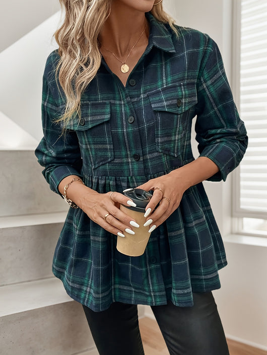 Blusa Elegante con Rayas Verdes - Image 7