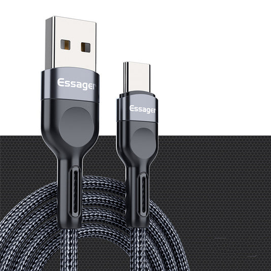 Cable USB-C 3A Modo Privado - Carga Rápida y Transferencia de Datos