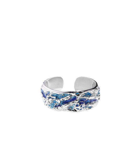 Anillo de Plata Esterlina Glaciar Azul - Image 10