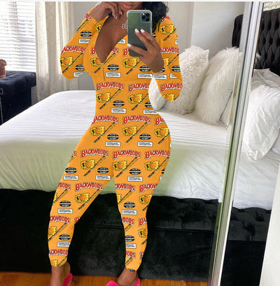 Jumpsuit Casual para Mujer con Estampado y Mangas Largas - Image 39