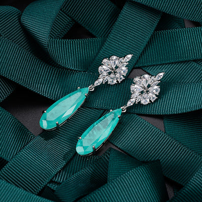 Aretes de Esmeralda Engastada con Brillo Cautivador - Image 12
