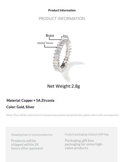 Juego de 5 Anillos para Hombre con Diamantes Incrustados - Image 8