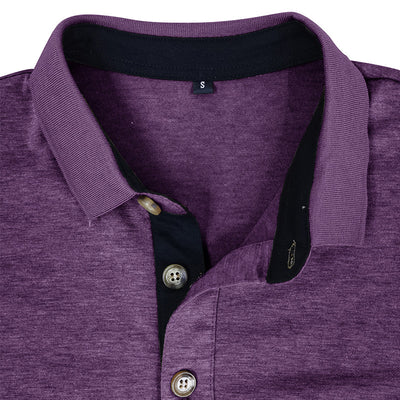Camiseta Térmica de Cuello Solapa Manga Larga para Hombre - Image 20