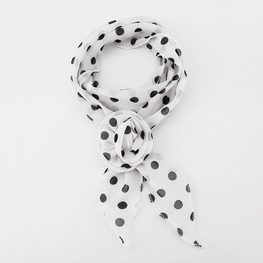 Pañuelo de Seda Estampado Leopardo y Lunares - Diseño Premium Rosa - Image 11