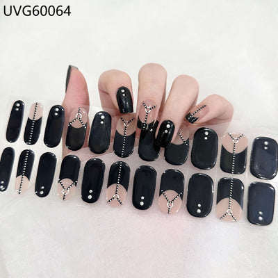 Pegatinas de Gel UV Semicuradas - Parches de Uñas Profesionales - Image 61