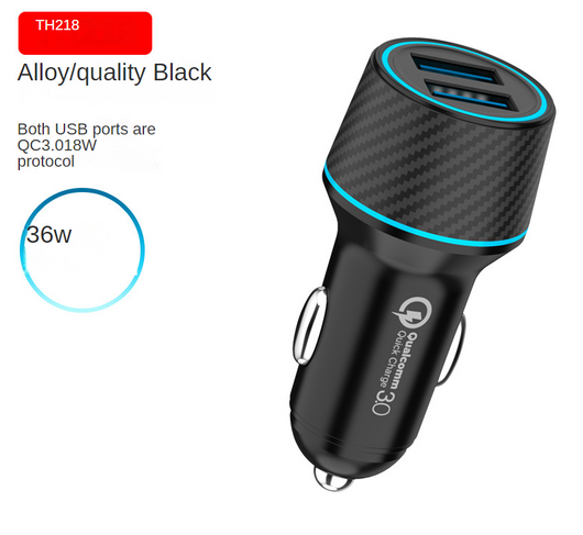 Cargador Dual Rápido 60W para Auto - Image 4