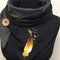 Pañuelo Bandana Térmico de Algodón con Botones para Mujer
