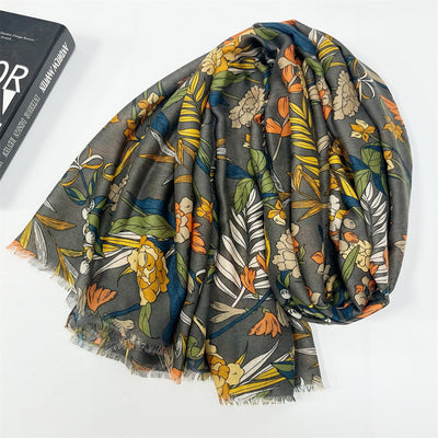 Pashmina Estampada con Borlas para Mujer - Image 11
