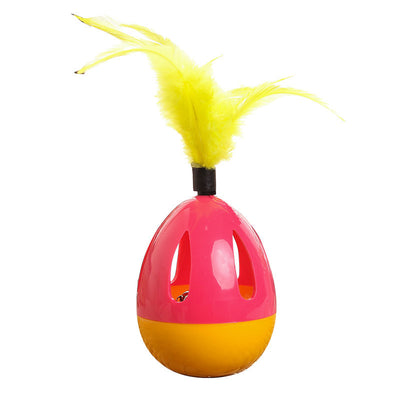 Juguete Interactivo para Gatos con Plumas y Campana - Image 9