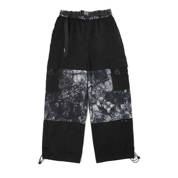 Pantalones Cargo Sueltos con Diseño Tie Dye para Hombre